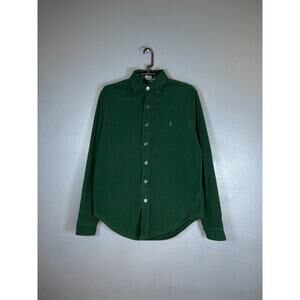 Polo Ralph Lauren Velvet size S Vintage men's shirt green